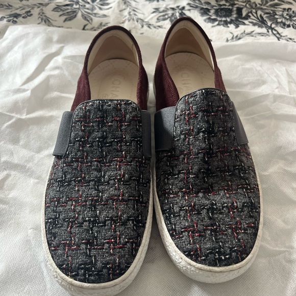 Authentic CHANEL Tweed Sneakers/Tennis shoes